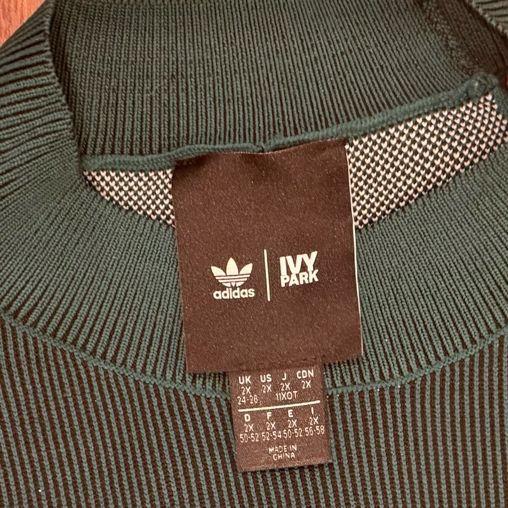 Adidas x Ivy Park Green Sleeveless Tank Top Women’s Size 2X - Picture 7 of 7